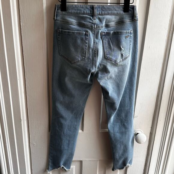William Rast Perfect Ankle Skinny Raw Hem Jeans in Early Morning - Picture 9 of 10